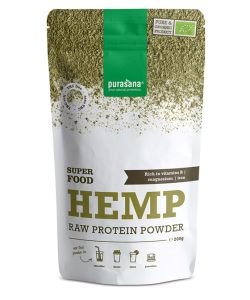 Hemp protein raw powder